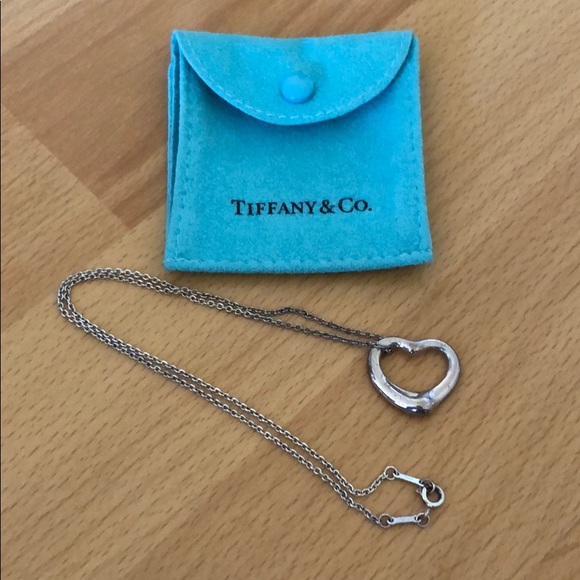 Tiffany & Co Elsa Peretti Open Heart Pendant